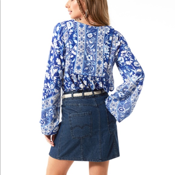Spell & the Gypsy Boulevard Denim Mini Skirt - Picture 3 of 10